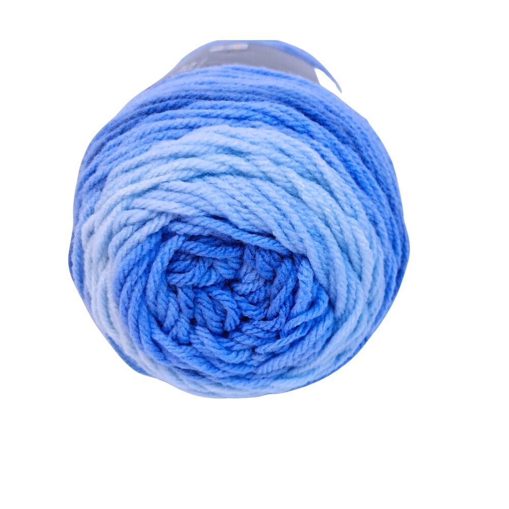 Red Heart Super Saver Ombre Yarn Light Blue 10 oz Skein